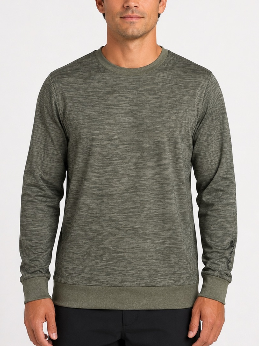 Dakine Liberator LW Crewneck sweater Men’s size Small Peat Green Heather LS new
